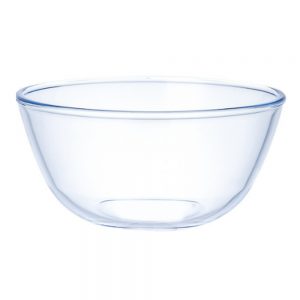 Glass mixing bowl