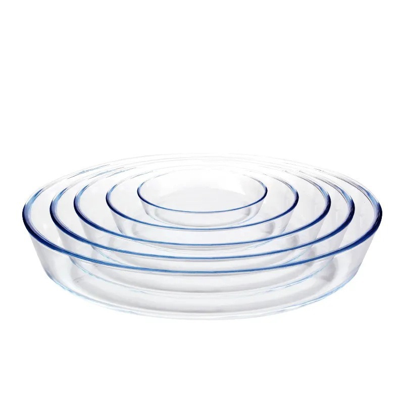Professional Manufacture Microwave Oven Safe Oval Baking Dish Oval Glass Bakeware