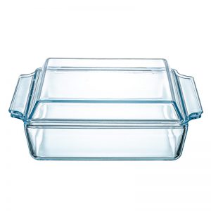 Fridge-to-Oven Square High borosilicate Glass Casserole Dish
