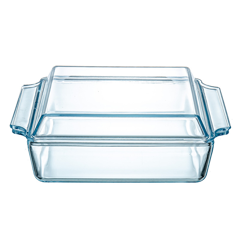 Fridge-to-Oven Square High borosilicate Glass Casserole Dish