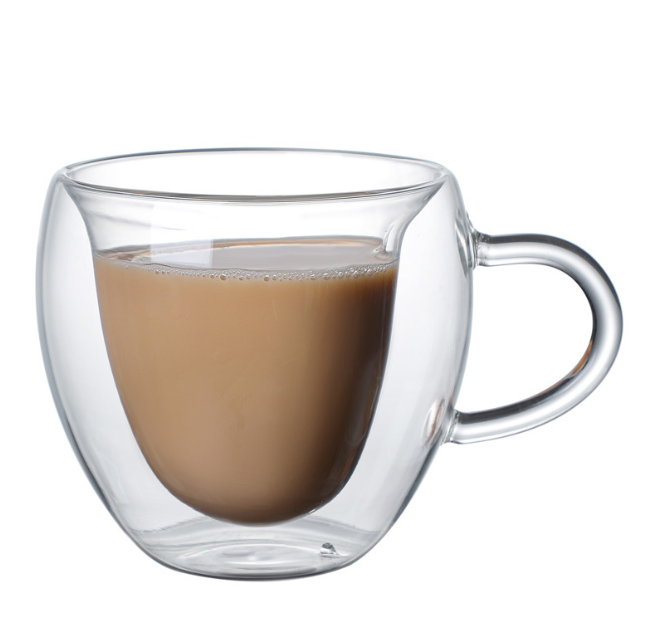 Double Wall Insulated Glasses - Loving Heart Coffee Mugs - Image 3