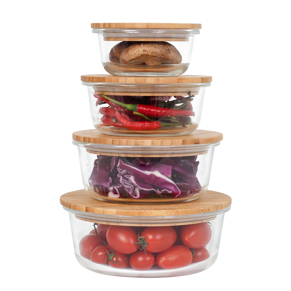 Glass Food Storage Containers with Bamboo Lids, Meal Prep Glass Containers Safe for Microwave, Oven, Freezer and Dishwasher, BPA Free - Image 9