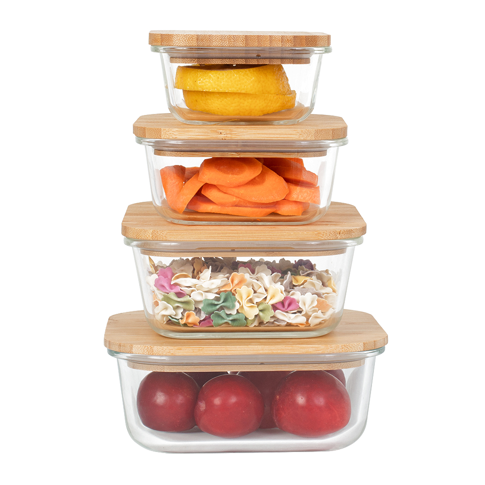 Glass Food Storage Containers with Bamboo Lids, Meal Prep Glass Containers Safe for Microwave, Oven, Freezer and Dishwasher, BPA Free - Image 10