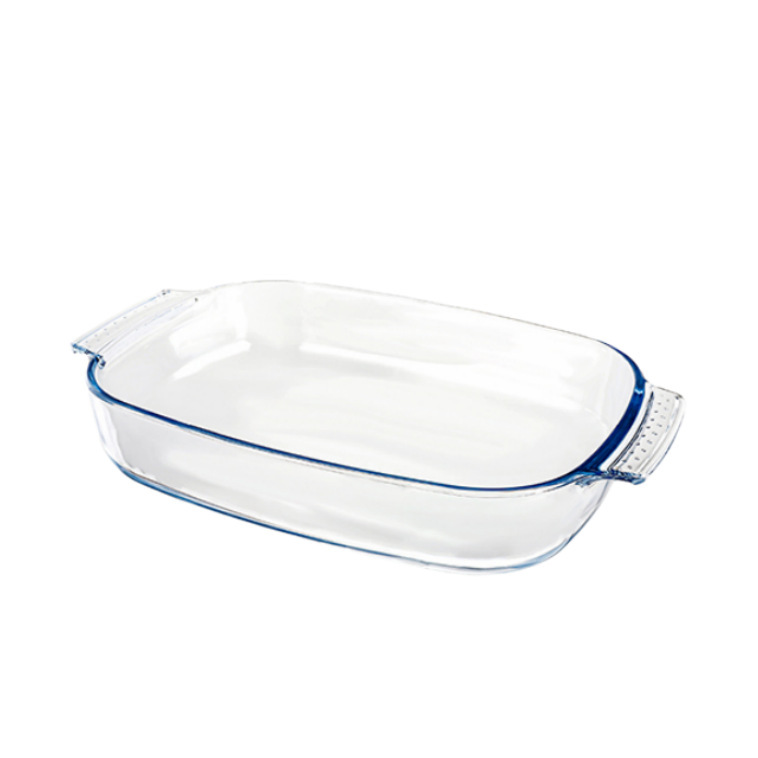 Fridge-to-Oven new design clear glass oven bake glass baking pan